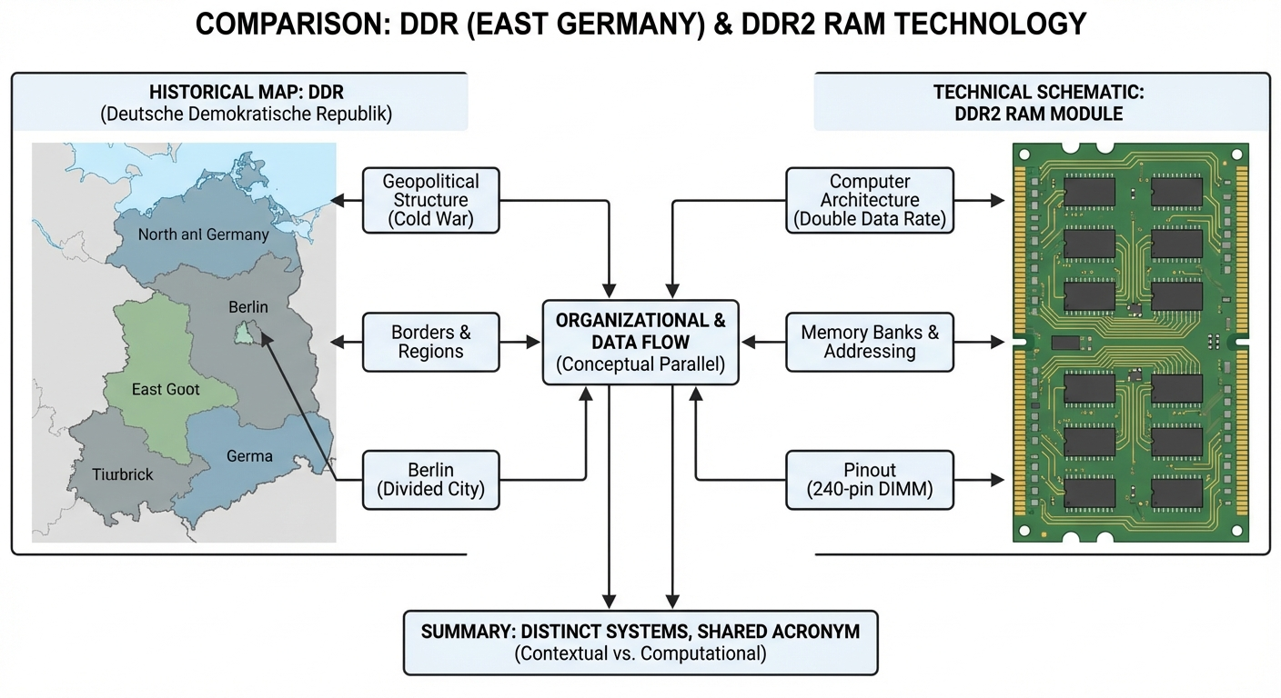 Technical Comparison: DDR Politics vs DDR Hardware
